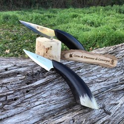 couteau à viande corne Taureau de Camargue